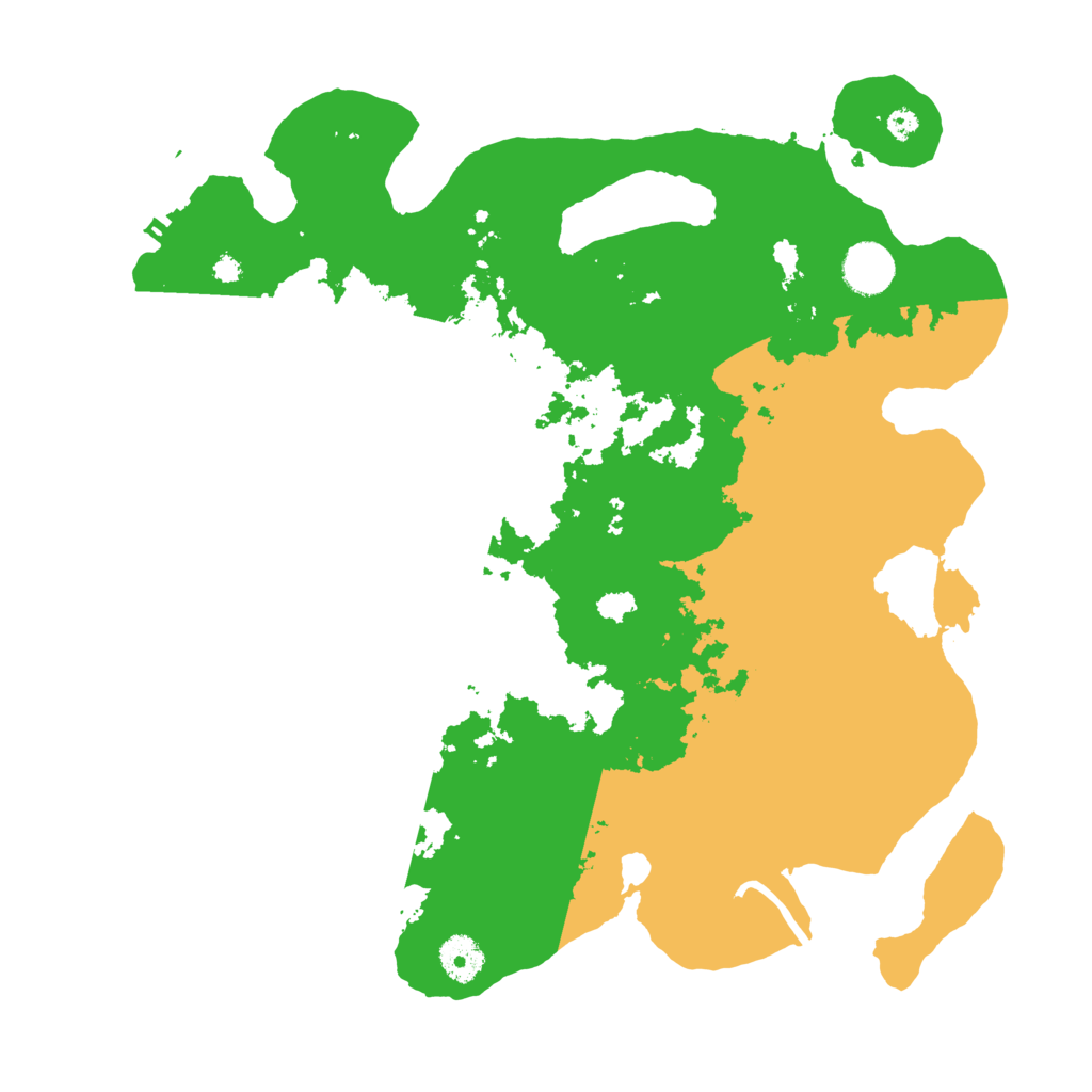 Biome Rust Map: Procedural Map, Size: 3700, Seed: 1999994222