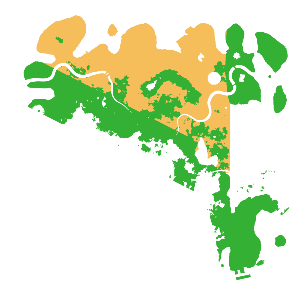 Biome Rust Map: Procedural Map, Size: 4250, Seed: 94543