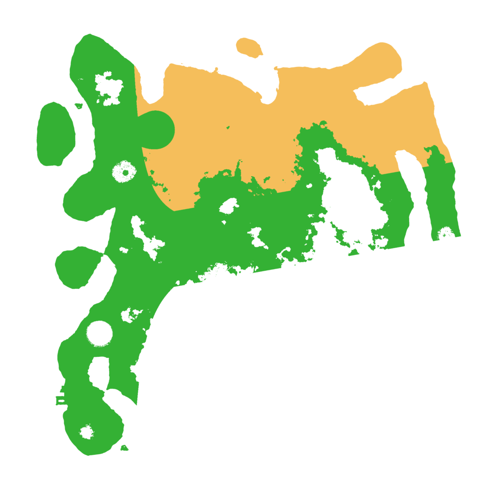 Biome Rust Map: Procedural Map, Size: 3400, Seed: 163456