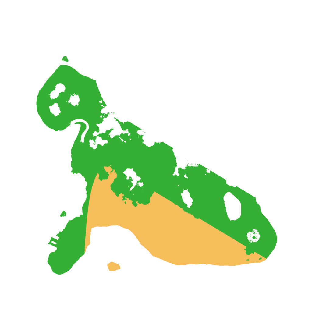 Biome Rust Map: Procedural Map, Size: 2500, Seed: 489261889