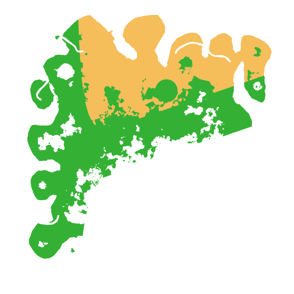 Biome Rust Map: Procedural Map, Size: 3500, Seed: 1623158