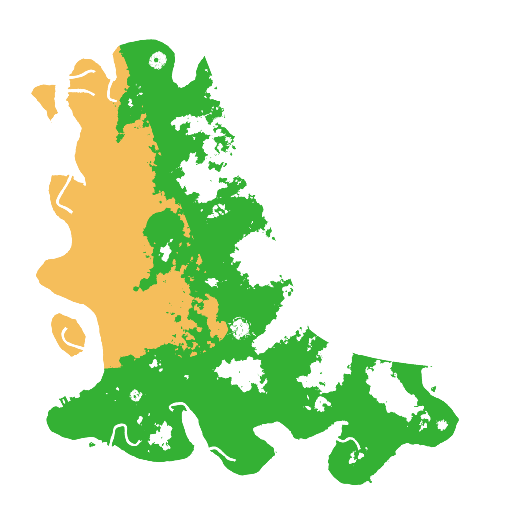 Biome Rust Map: Procedural Map, Size: 4500, Seed: 22201598