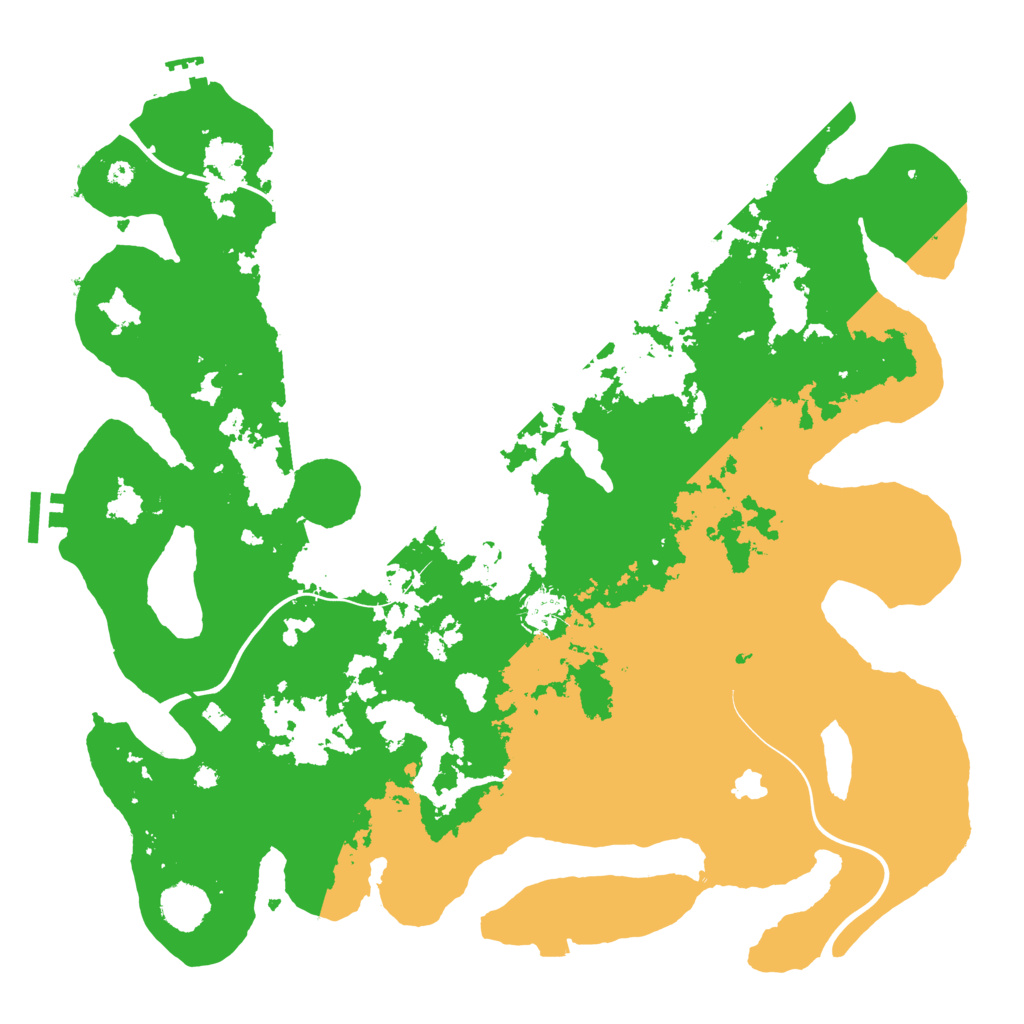 Biome Rust Map: Procedural Map, Size: 4050, Seed: 1243566180