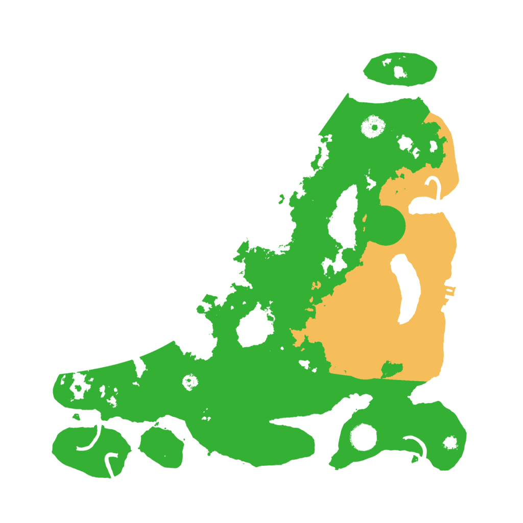 Biome Rust Map: Procedural Map, Size: 3500, Seed: 643677