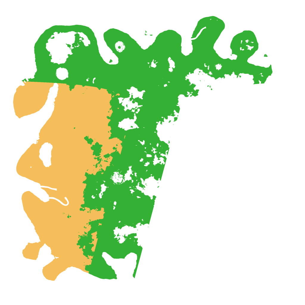 Biome Rust Map: Procedural Map, Size: 4500, Seed: 14
