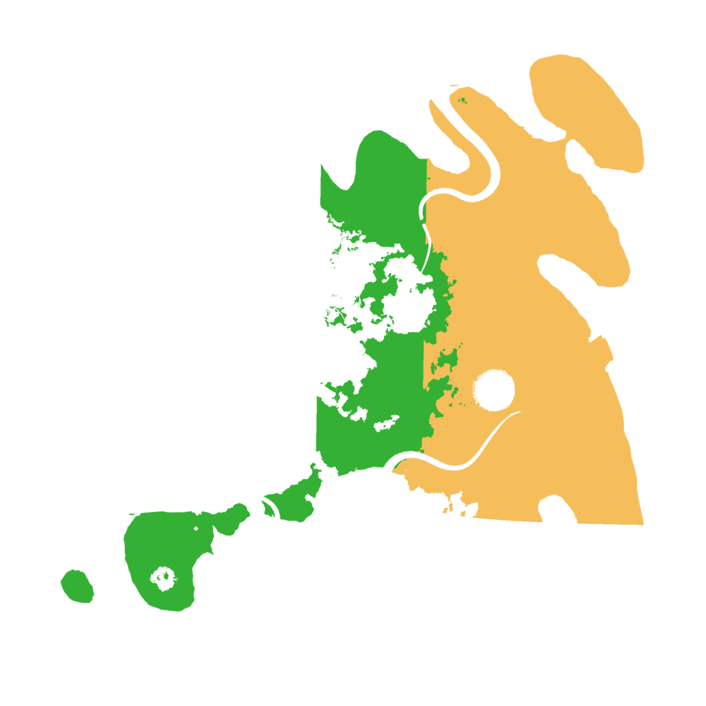 Biome Rust Map: Procedural Map, Size: 3000, Seed: 105992140