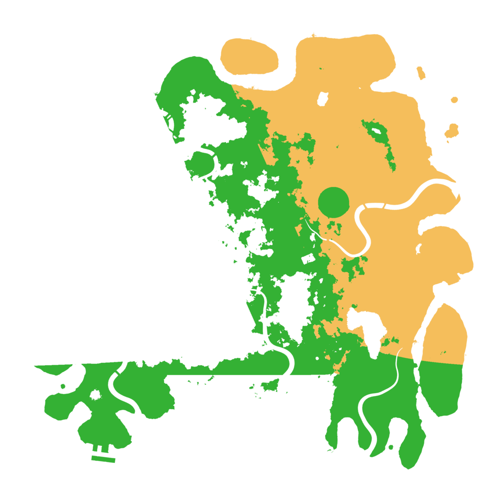 Biome Rust Map: Procedural Map, Size: 4260, Seed: 836429099