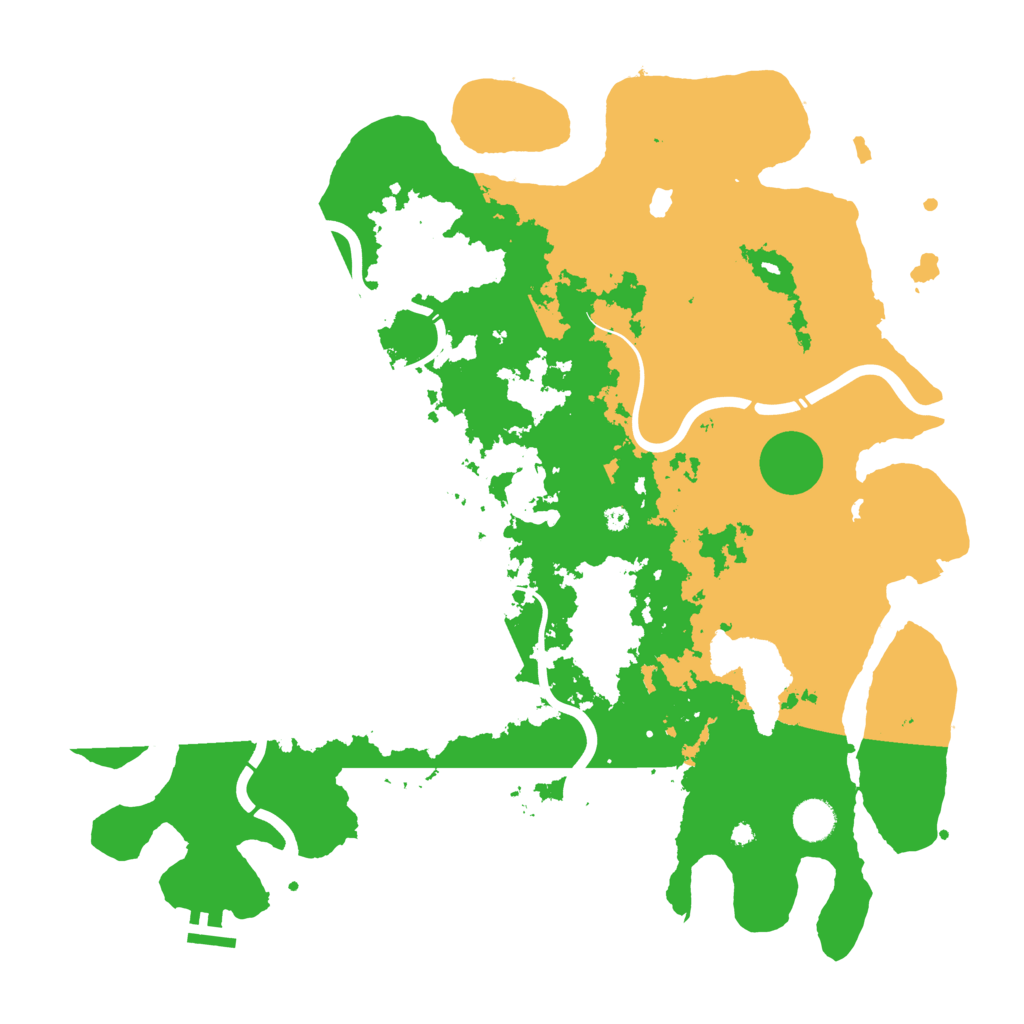 Biome Rust Map: Procedural Map, Size: 4260, Seed: 836429099