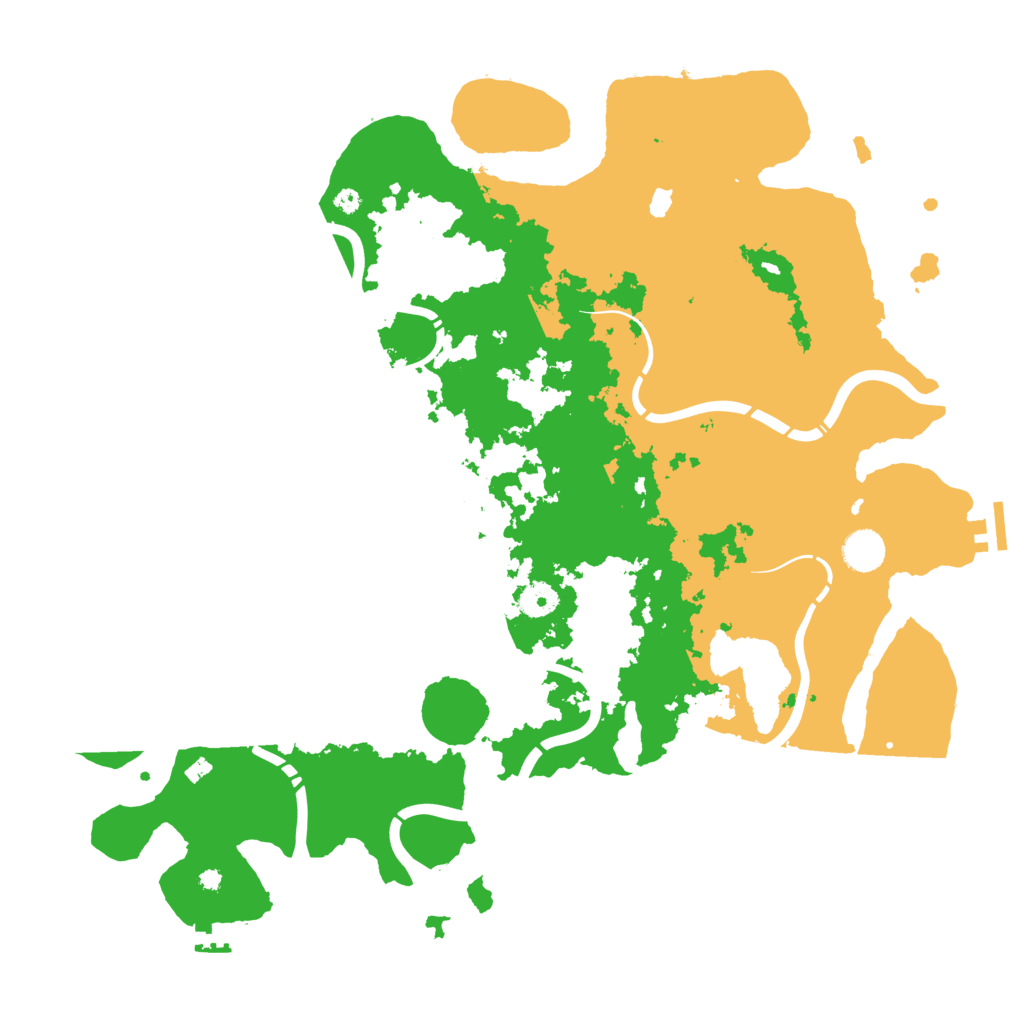 Biome Rust Map: Procedural Map, Size: 4260, Seed: 836429099