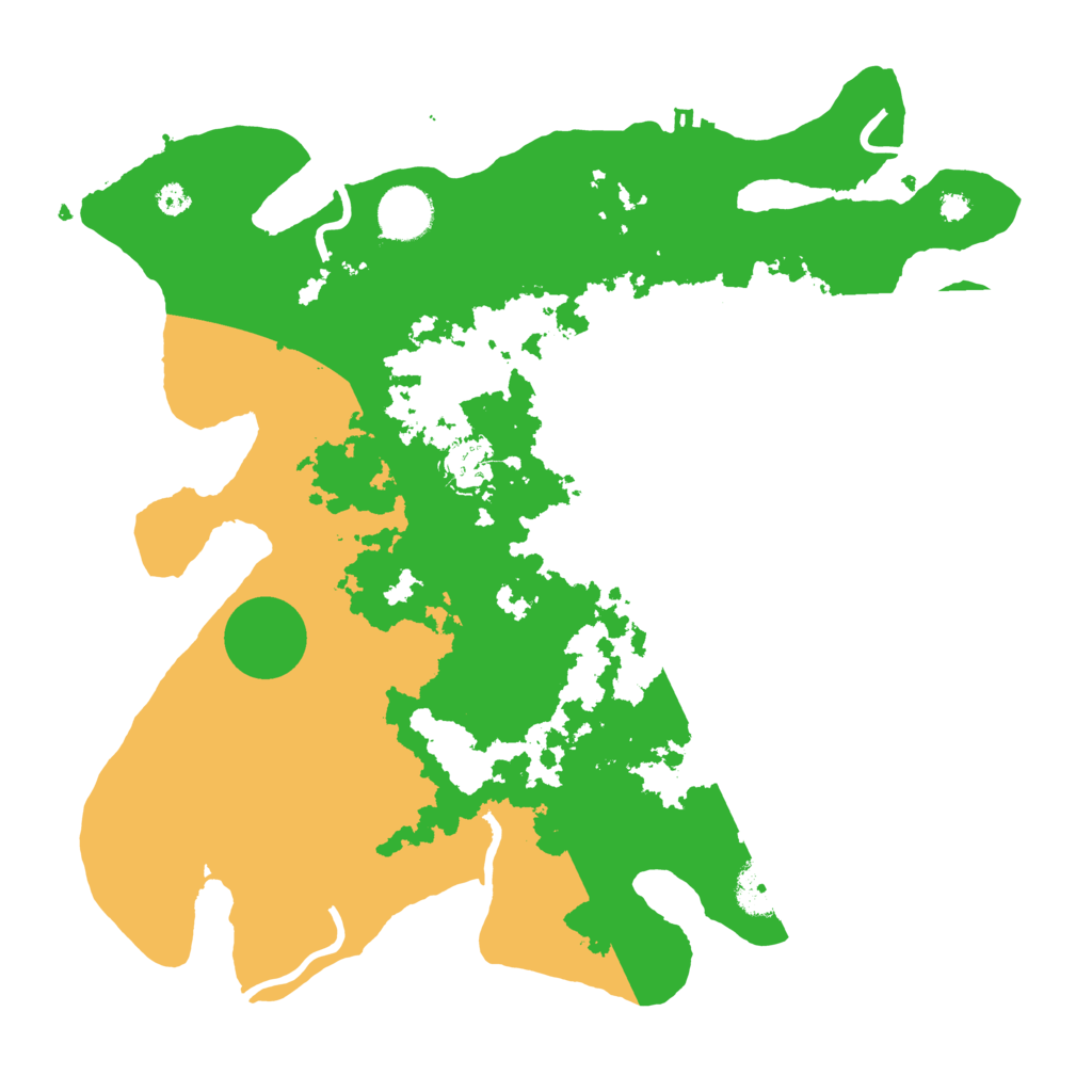 Biome Rust Map: Procedural Map, Size: 3500, Seed: 859