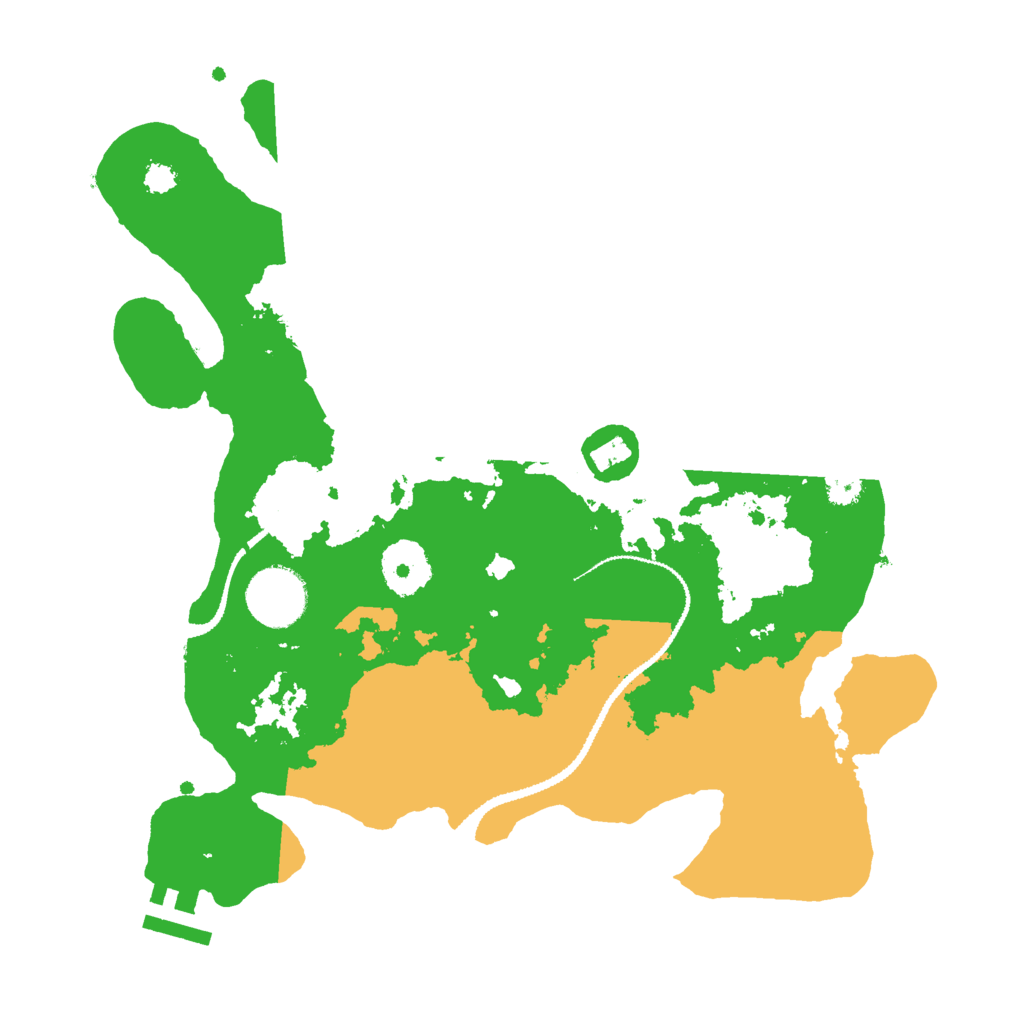 Biome Rust Map: Procedural Map, Size: 3000, Seed: 300355