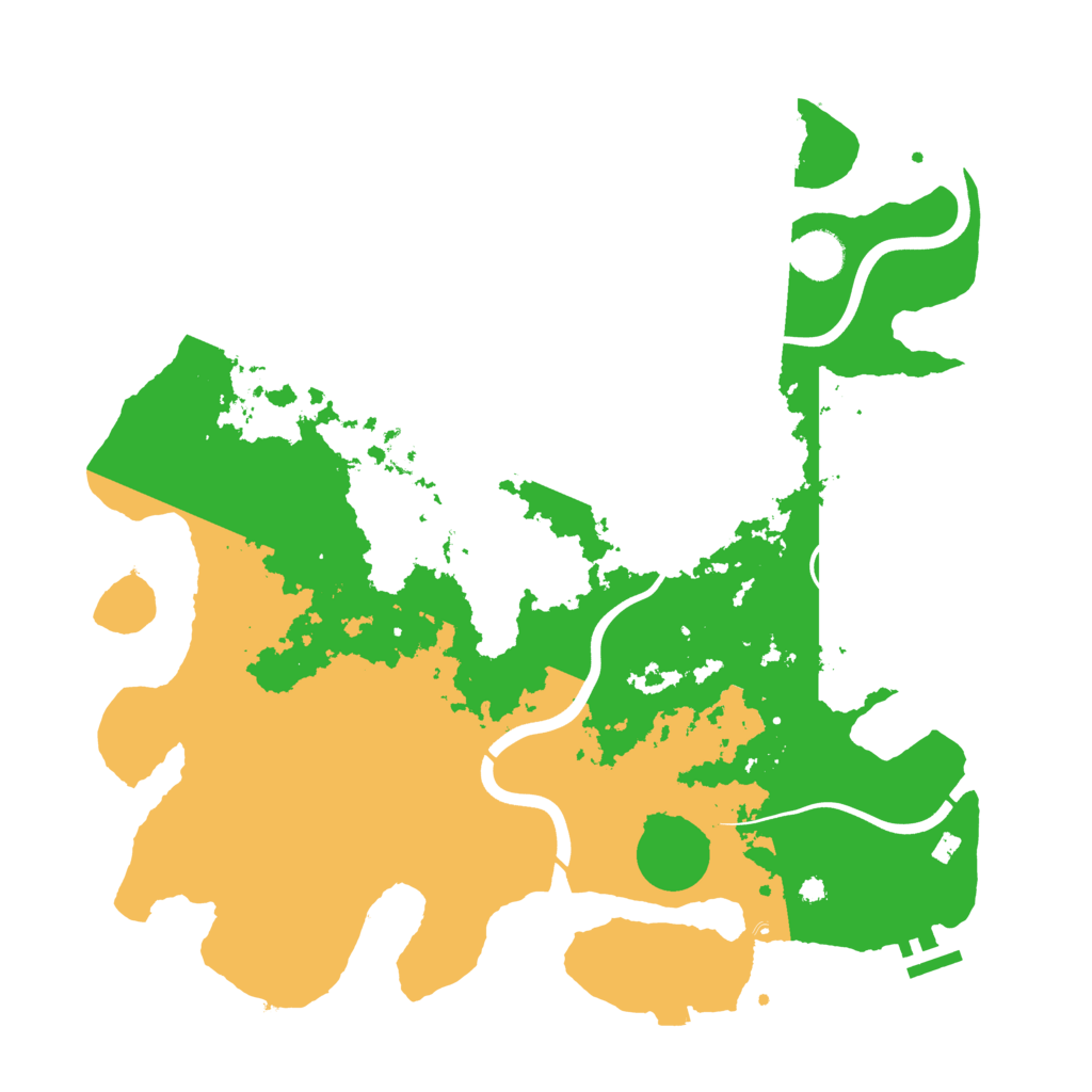 Biome Rust Map: Procedural Map, Size: 3950, Seed: 73076430