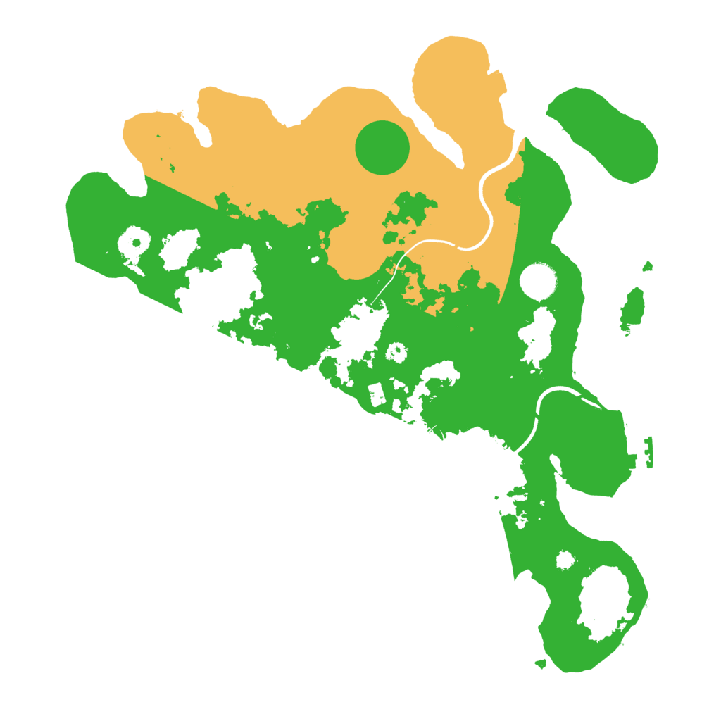 Biome Rust Map: Procedural Map, Size: 3500, Seed: 1359506563
