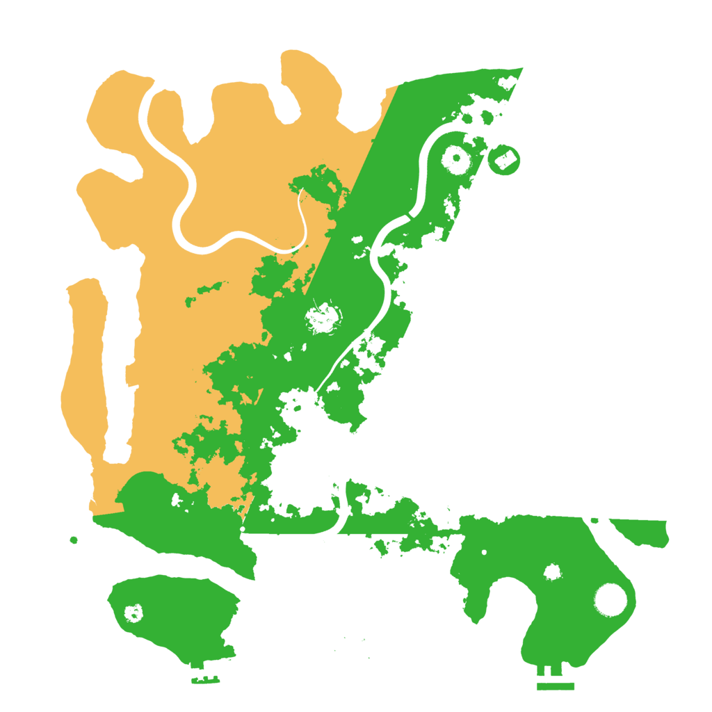 Biome Rust Map: Procedural Map, Size: 3850, Seed: 177154145