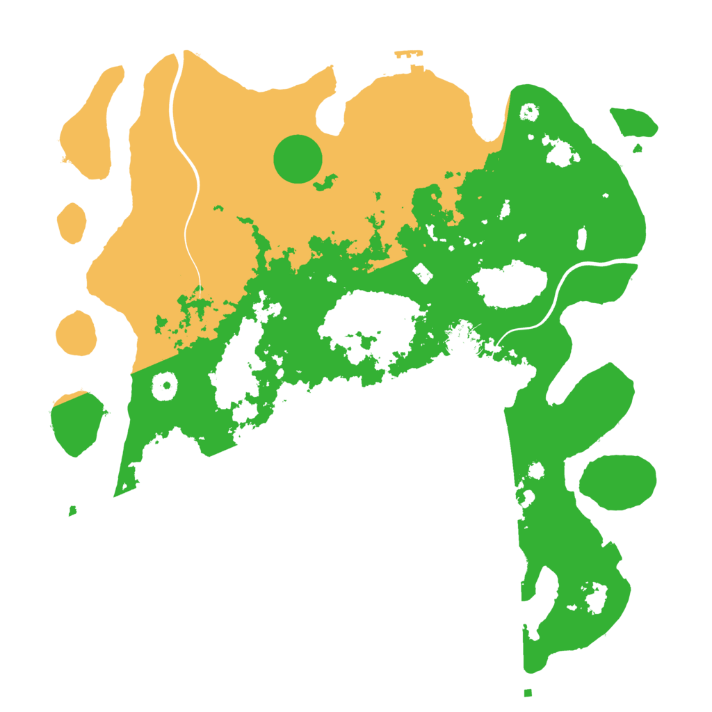 Biome Rust Map: Procedural Map, Size: 3850, Seed: 1641476915