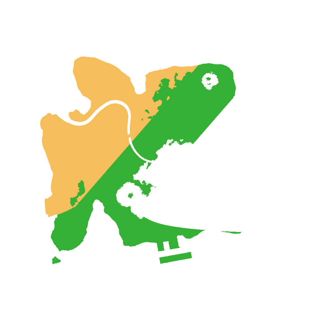 Biome Rust Map: Procedural Map, Size: 2000, Seed: 1461552919
