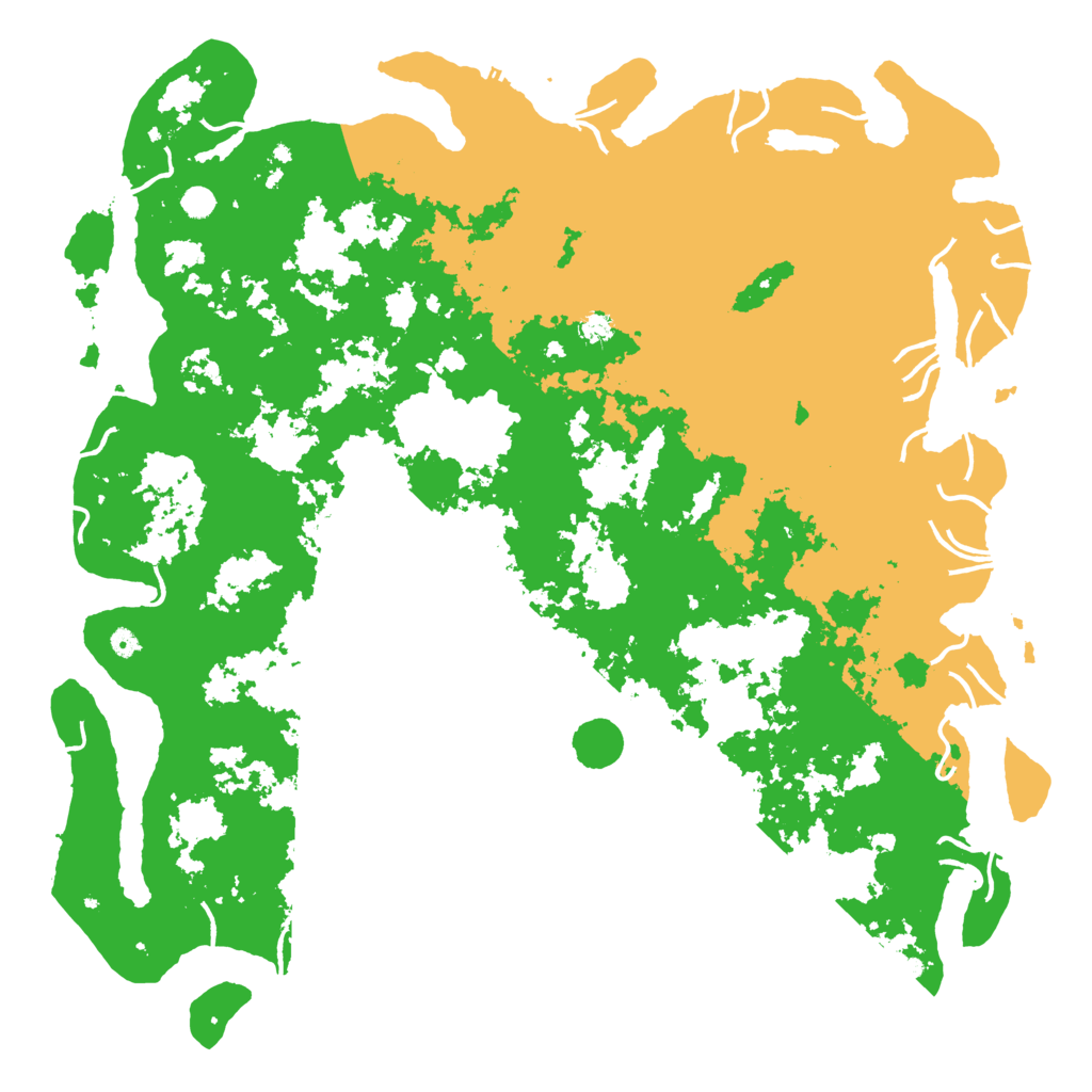 Biome Rust Map: Procedural Map, Size: 6000, Seed: 458694