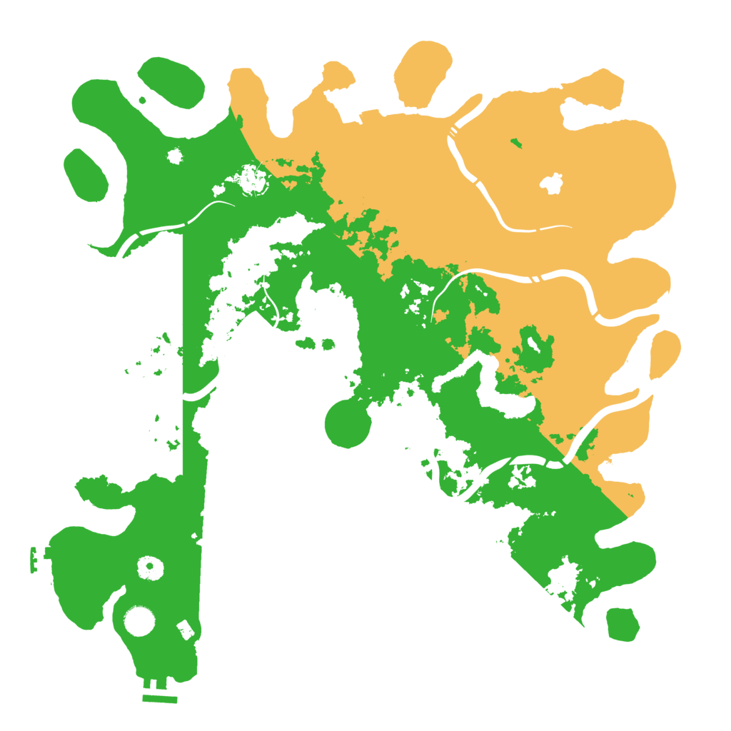 Biome Rust Map: Procedural Map, Size: 4250, Seed: 4253878