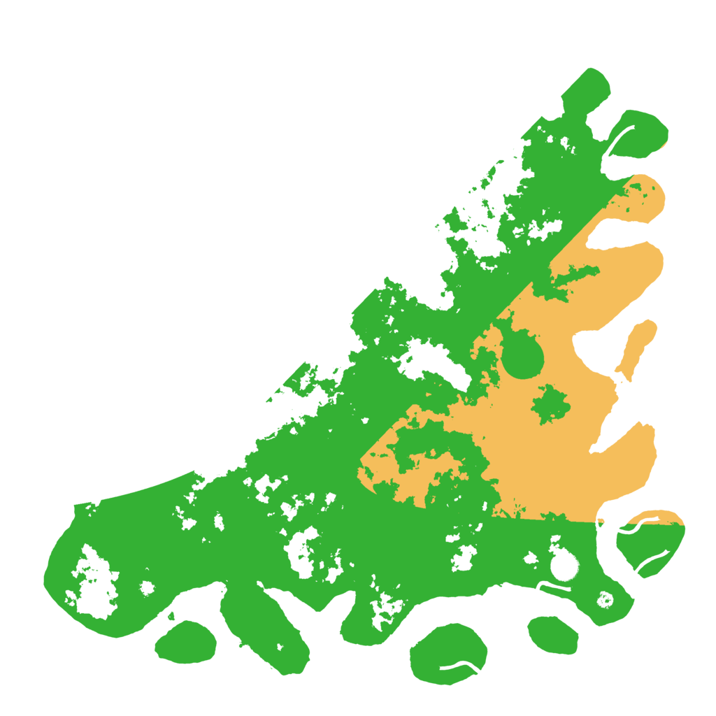 Biome Rust Map: Procedural Map, Size: 4500, Seed: 13870