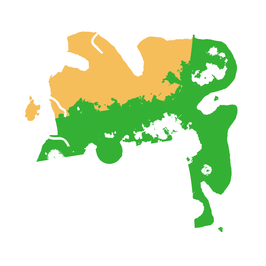 Biome Rust Map: Procedural Map, Size: 2700, Seed: 208545553