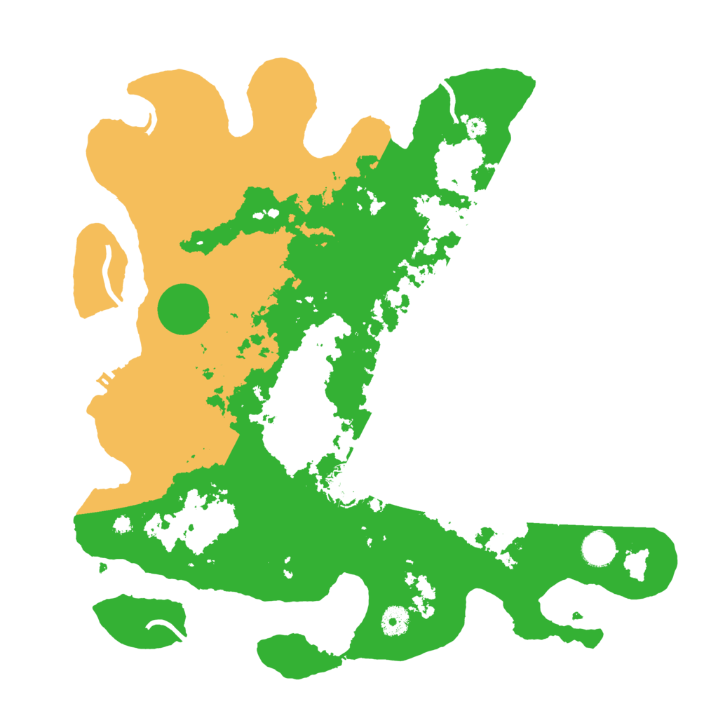 Biome Rust Map: Procedural Map, Size: 3700, Seed: 38