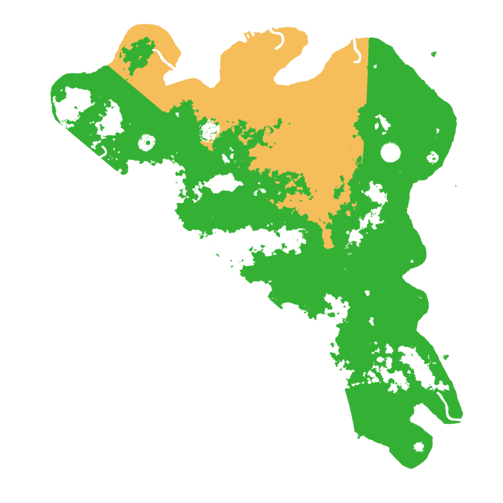 Biome Rust Map: Procedural Map, Size: 4500, Seed: 5318008