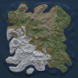 Thumbnail Rust Map: Procedural Map, Size: 4500, Seed: 5318008, 20 Monuments