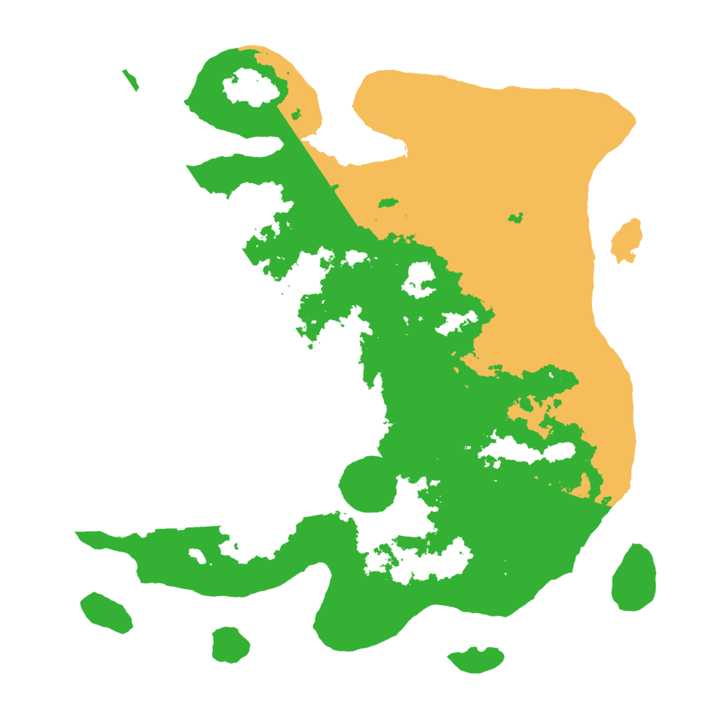 Biome Rust Map: Barren, Size: 3500, Seed: 919840269
