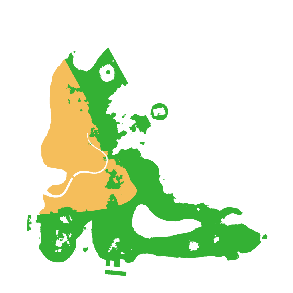 Biome Rust Map: Procedural Map, Size: 2750, Seed: 422054054