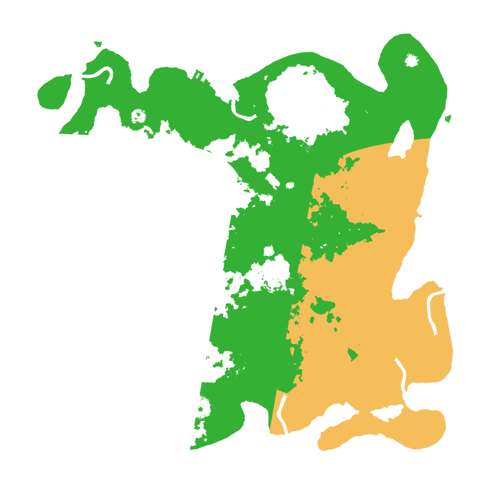 Biome Rust Map: Procedural Map, Size: 3500, Seed: 98956223