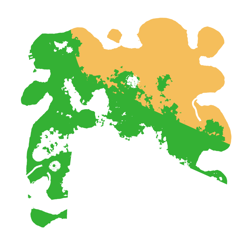 Biome Rust Map: Procedural Map, Size: 3500, Seed: 114512221