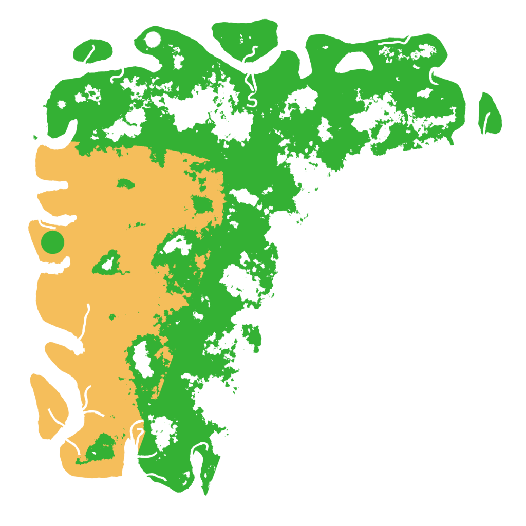 Biome Rust Map: Procedural Map, Size: 6000, Seed: 93836527