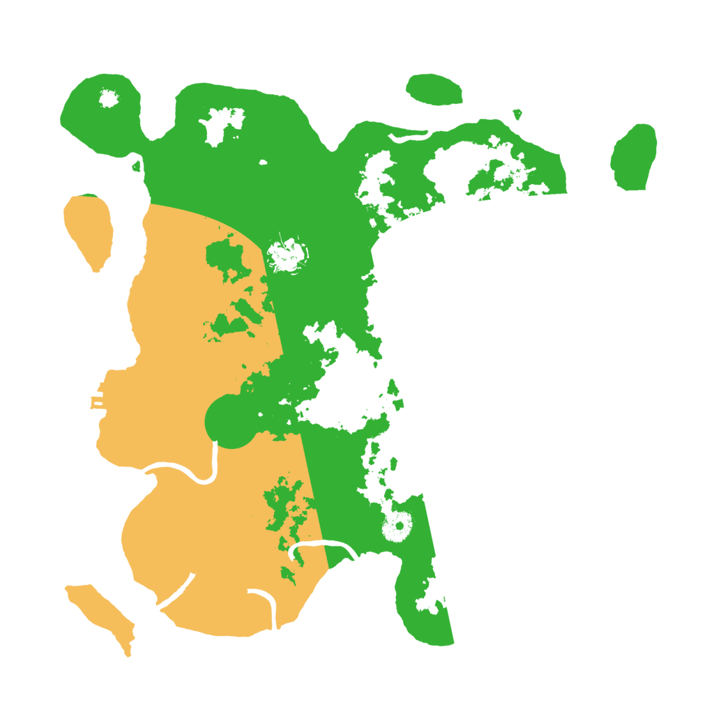 Biome Rust Map: Procedural Map, Size: 3500, Seed: 552117164
