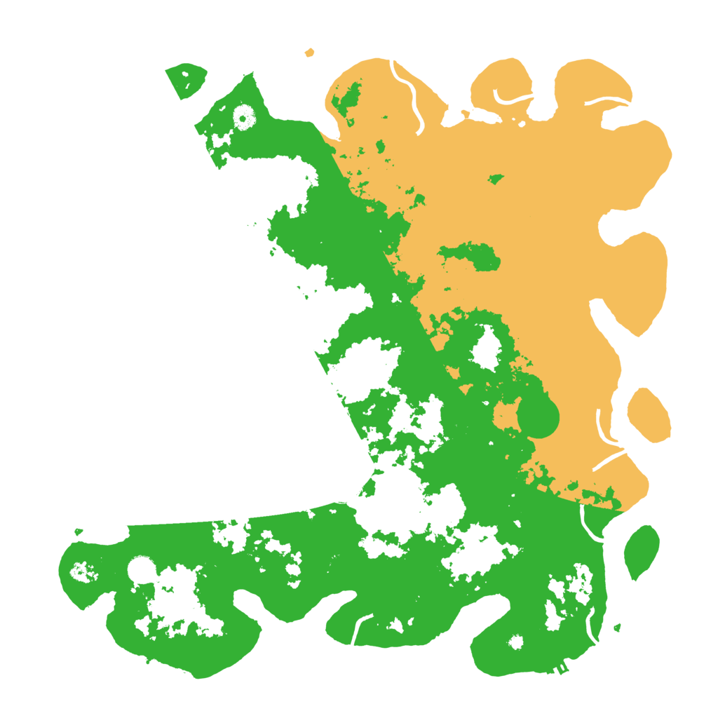 Biome Rust Map: Procedural Map, Size: 4500, Seed: 1010108008