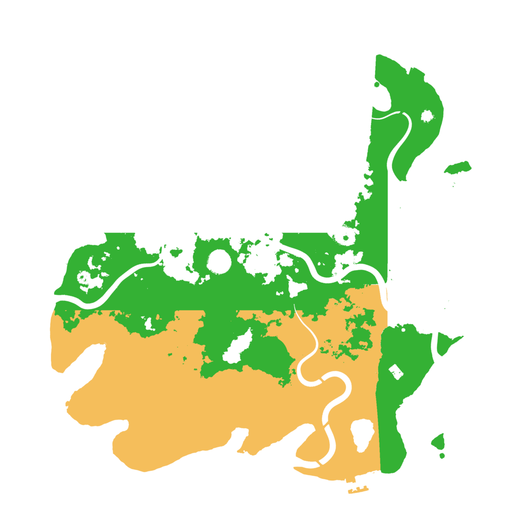 Biome Rust Map: Procedural Map, Size: 3850, Seed: 4551941