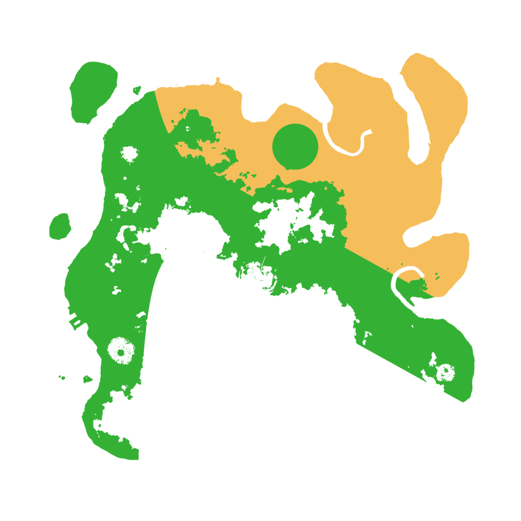 Biome Rust Map: Procedural Map, Size: 3000, Seed: 60775