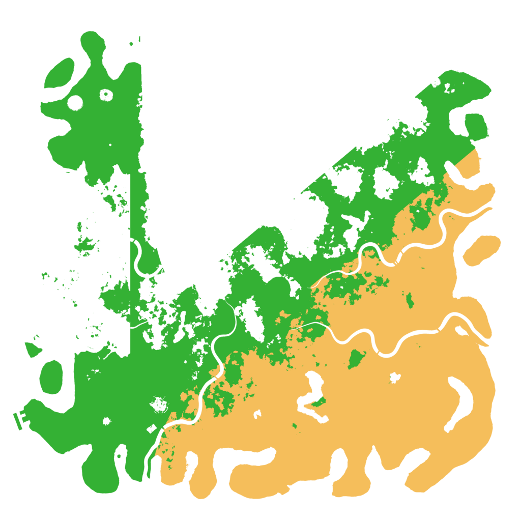 Biome Rust Map: Procedural Map, Size: 6000, Seed: 901559265