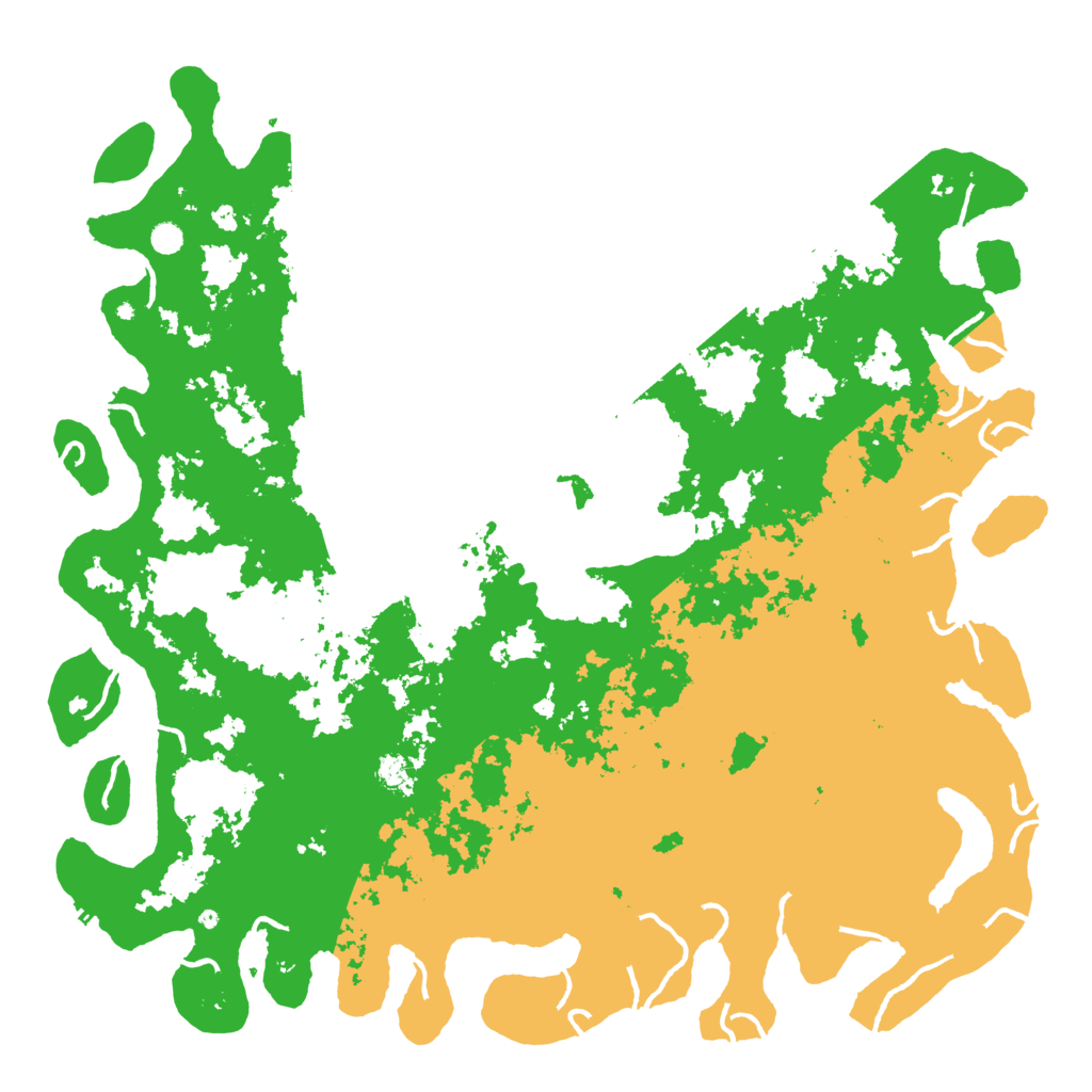 Biome Rust Map: Procedural Map, Size: 6000, Seed: 901559265