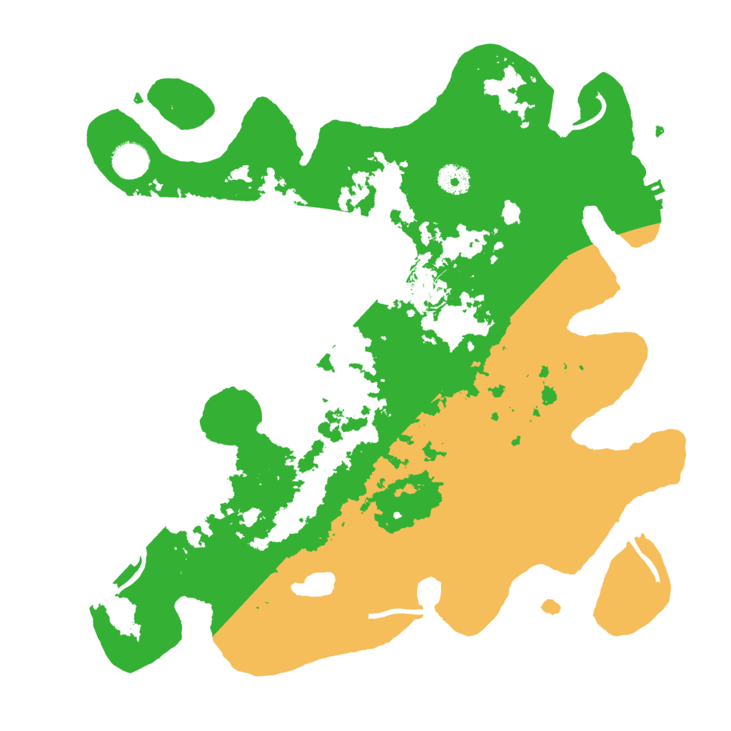 Biome Rust Map: Procedural Map, Size: 3500, Seed: 5151