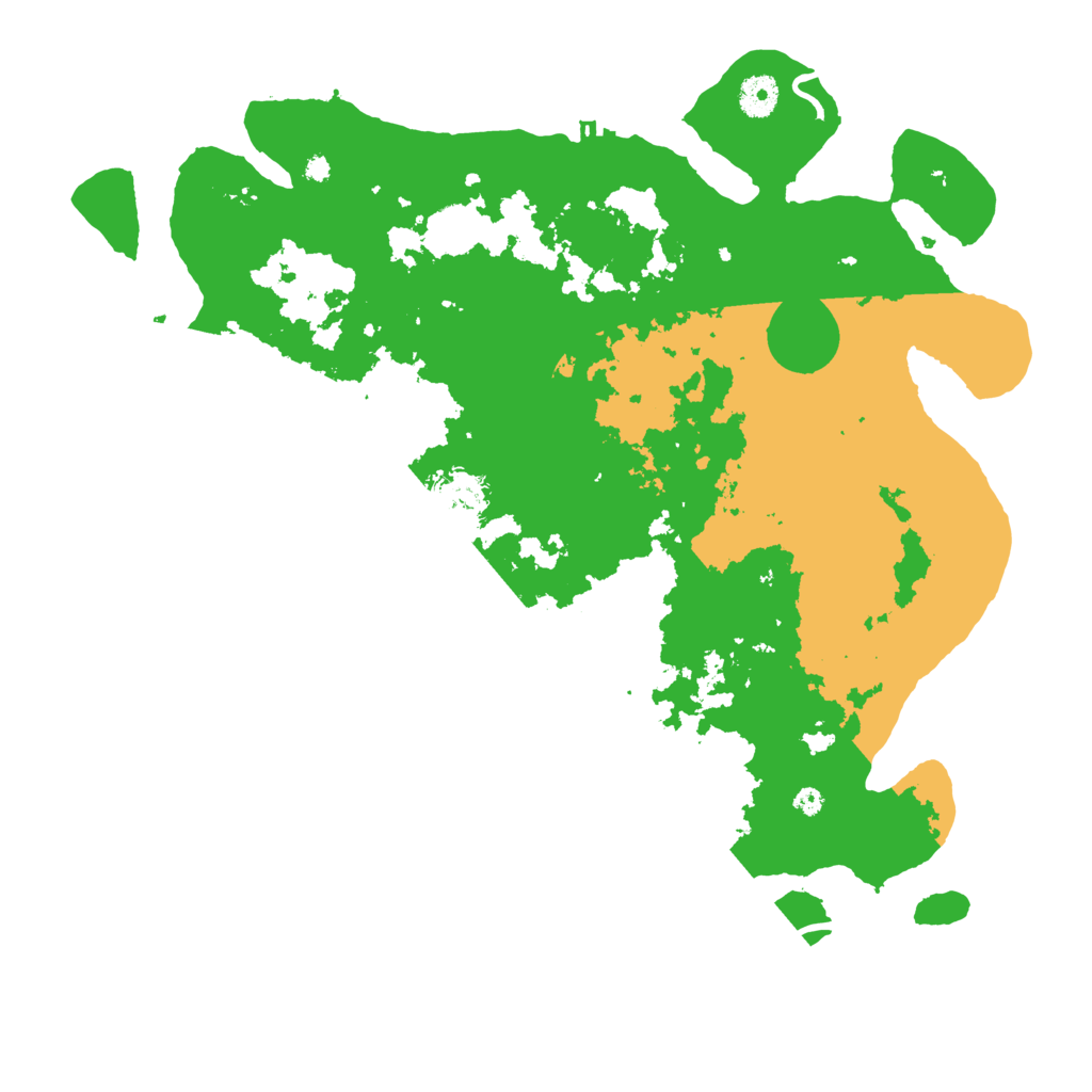 Biome Rust Map: Procedural Map, Size: 4000, Seed: 45343