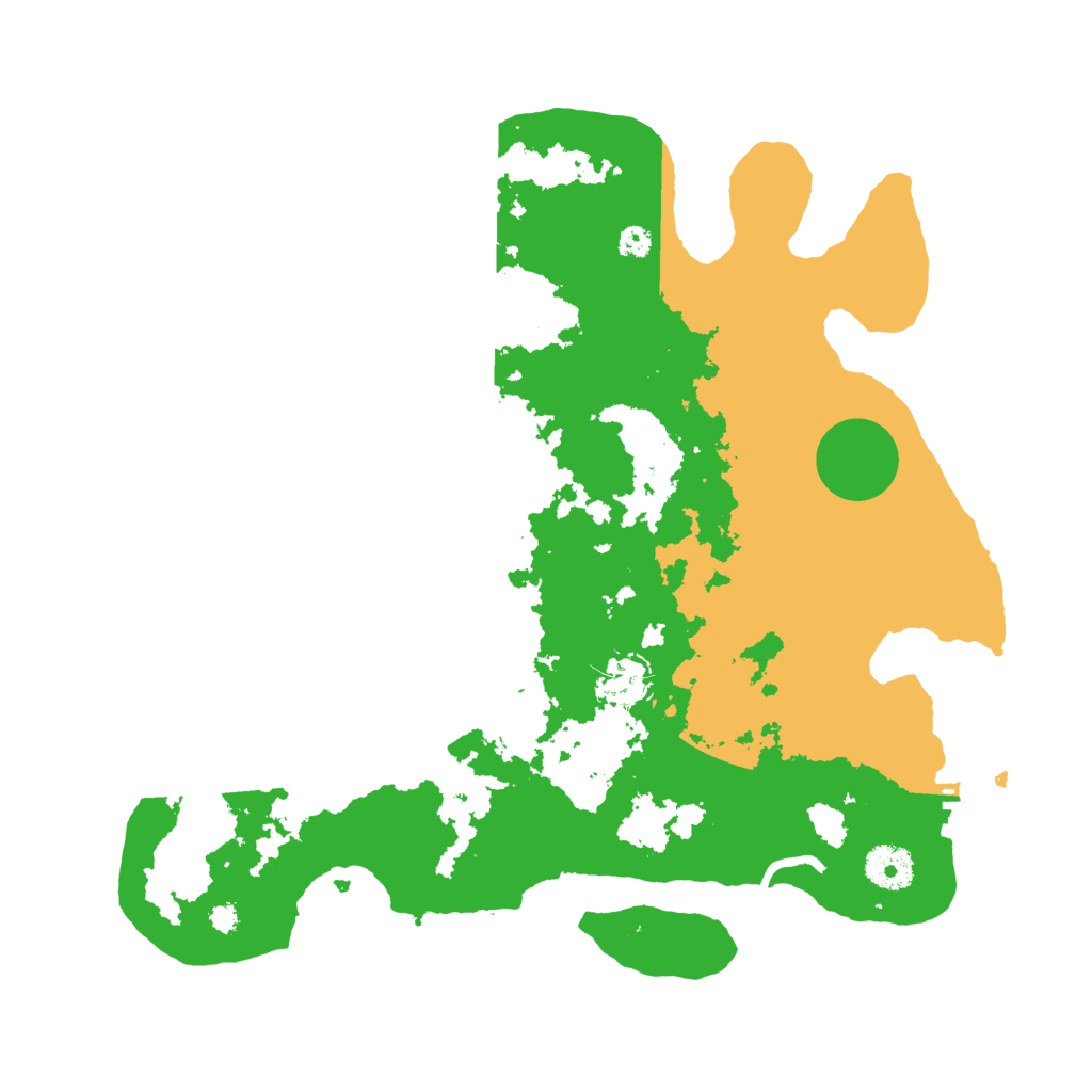 Biome Rust Map: Procedural Map, Size: 3500, Seed: 1596174247