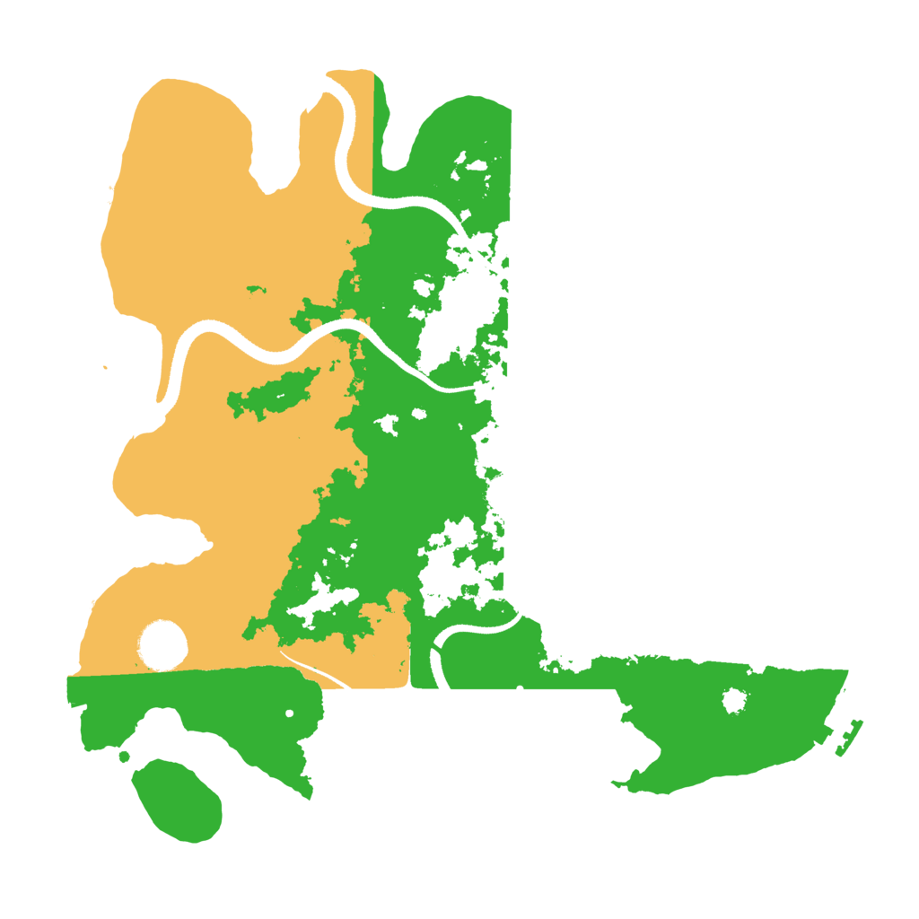 Biome Rust Map: Procedural Map, Size: 3333, Seed: 7777667