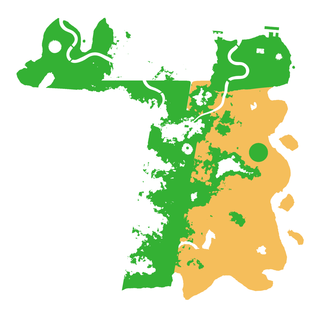 Biome Rust Map: Procedural Map, Size: 4500, Seed: 3546234