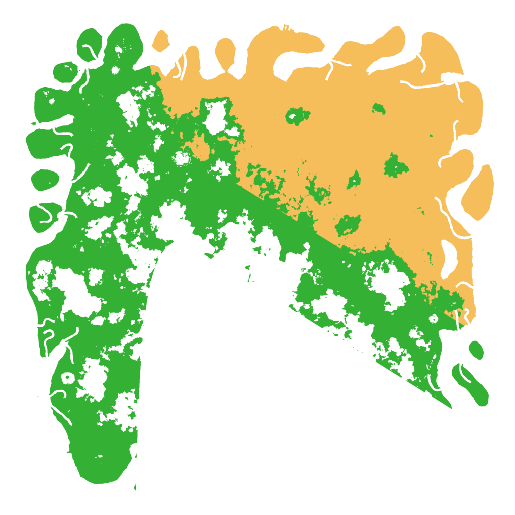 Biome Rust Map: Procedural Map, Size: 6000, Seed: 52538