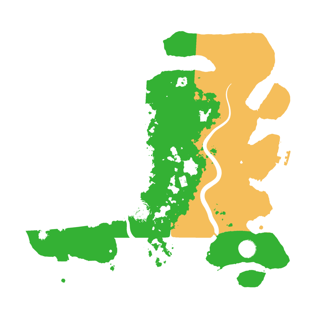 Biome Rust Map: Procedural Map, Size: 3200, Seed: 6053983