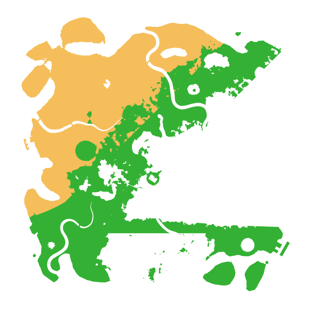 Biome Rust Map: Procedural Map, Size: 4050, Seed: 1563059032