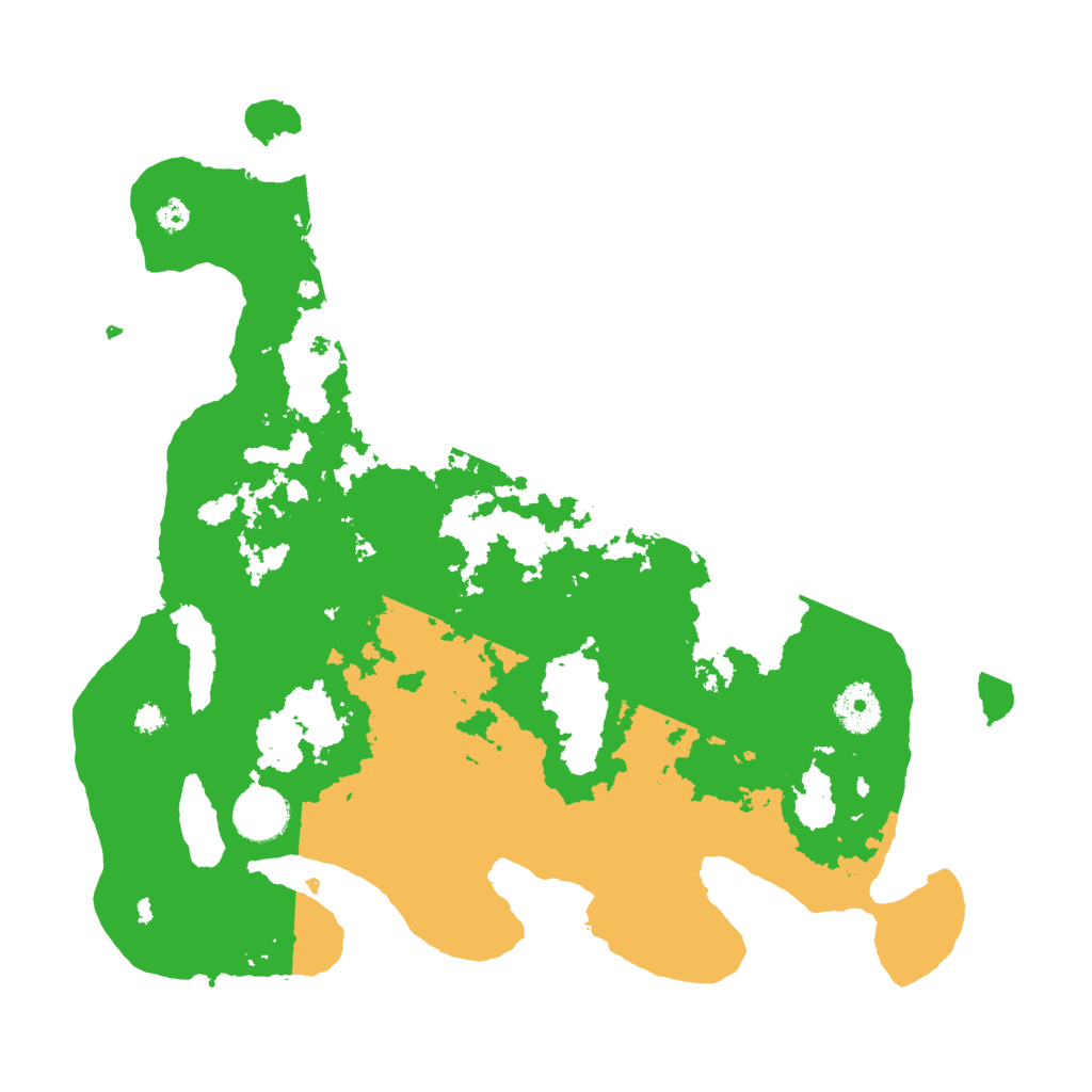 Biome Rust Map: Procedural Map, Size: 3500, Seed: 553326493