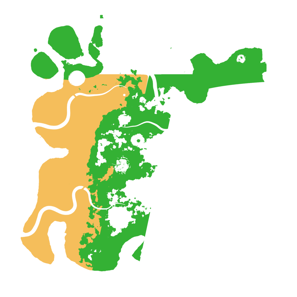 Biome Rust Map: Procedural Map, Size: 3500, Seed: 2728480