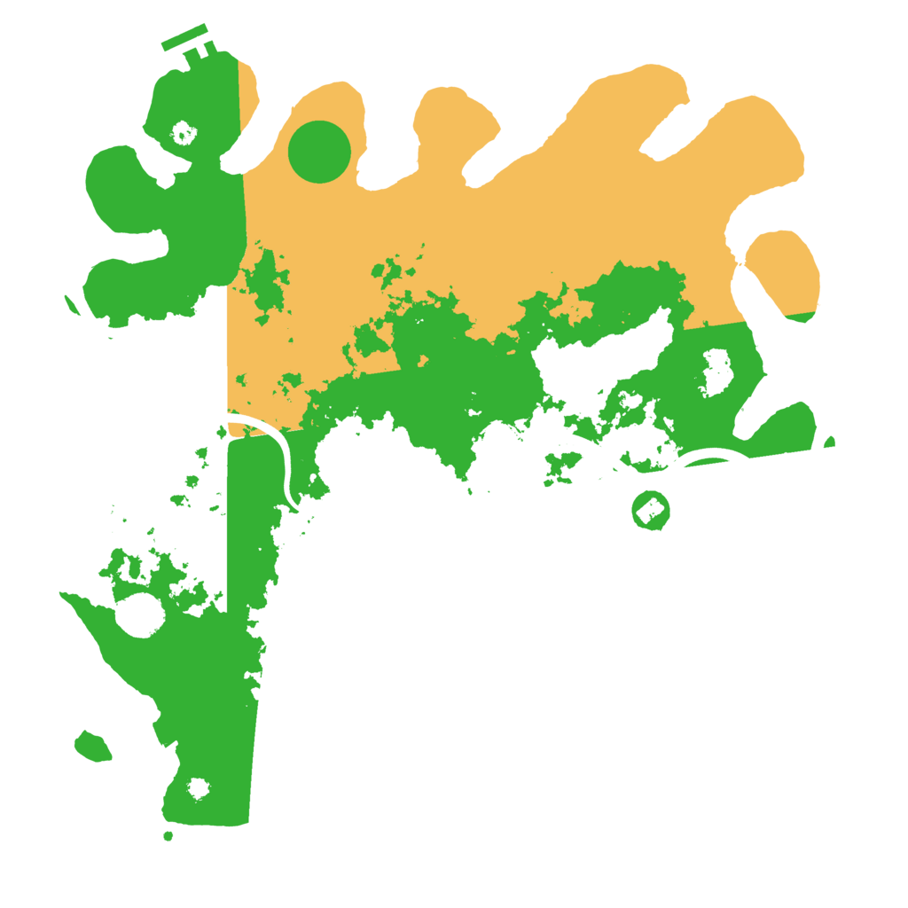 Biome Rust Map: Procedural Map, Size: 3819, Seed: 50000