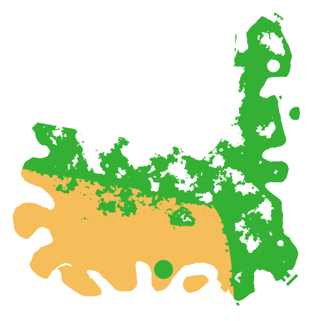 Biome Rust Map: Procedural Map, Size: 4500, Seed: 1873384018